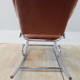 Chrome rocking chair