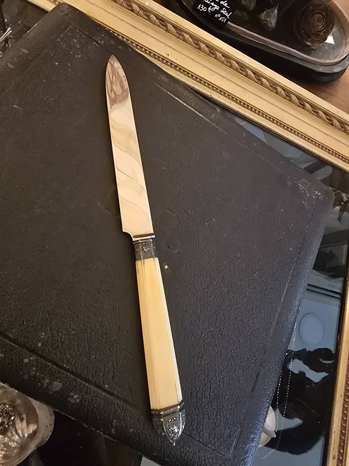 Art Nouveau knife box