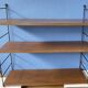 3 teak wall shelves, Nils Strinning 75 cm