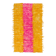 New Hand-Knotted Shag Pile Tulu Rug in Hot Pink and Yellow, 100% Mohair Wool