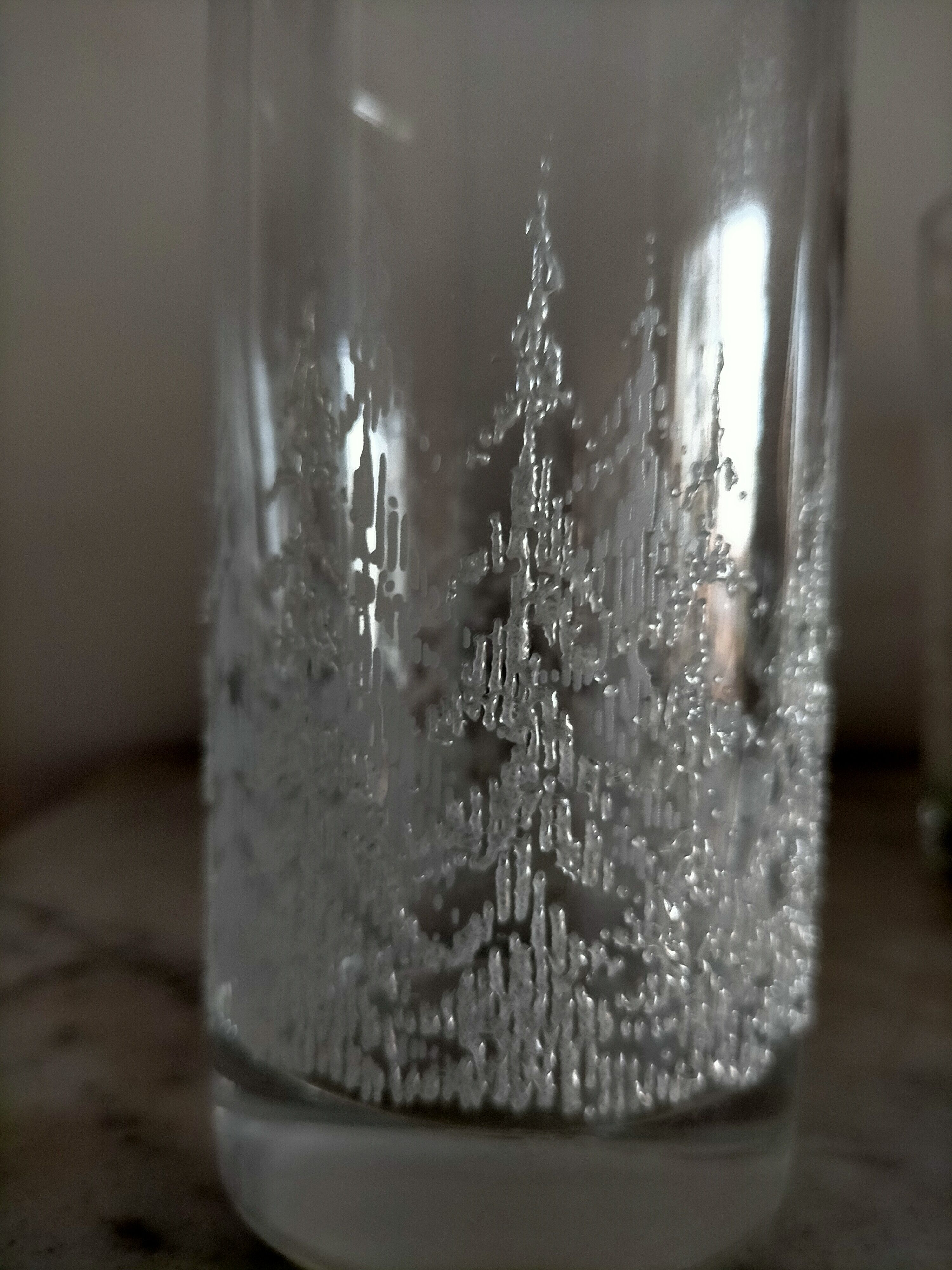 Lot de six verre à eau