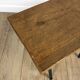 Metal and raw wood side table