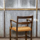 Fauteuil avec assise tissée, Danemark 1930