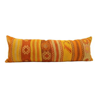 Turkish kilim cushion,40x120 cm