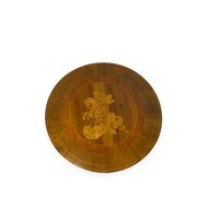 an antique Italian Sorrento occasional table top, from the 19th