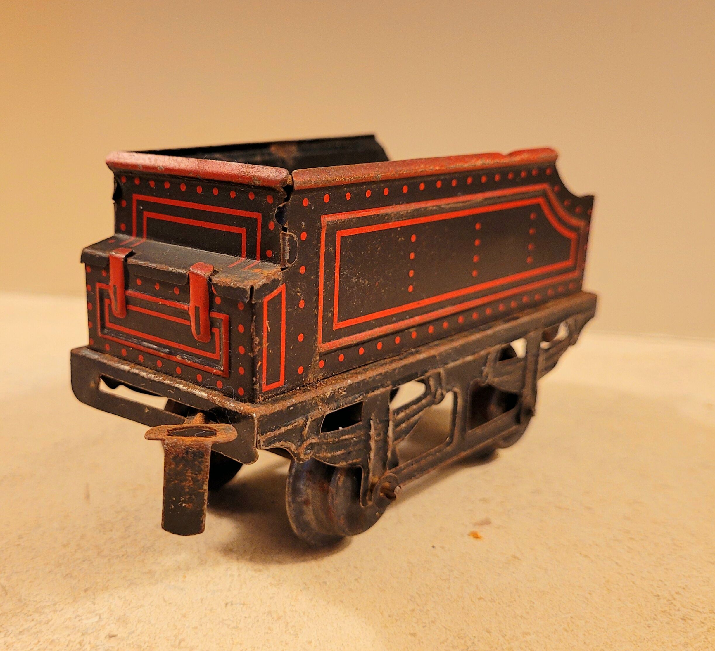 Vintage sheet metal JEP train from the 20s and 30s