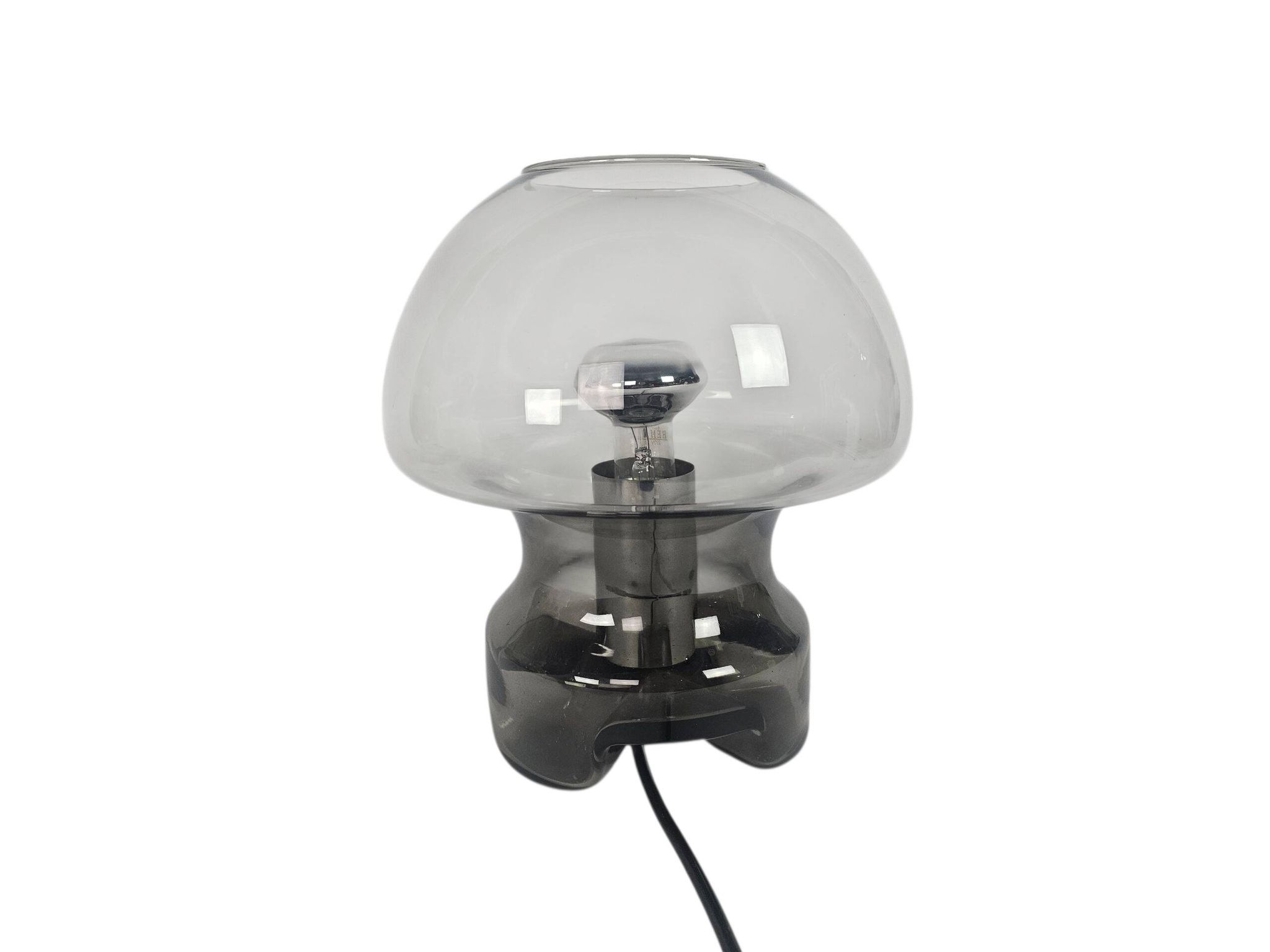 Süssmuth Leuchten - Mushroom Lamp - 'Smoked' glass - Germany - 1970's