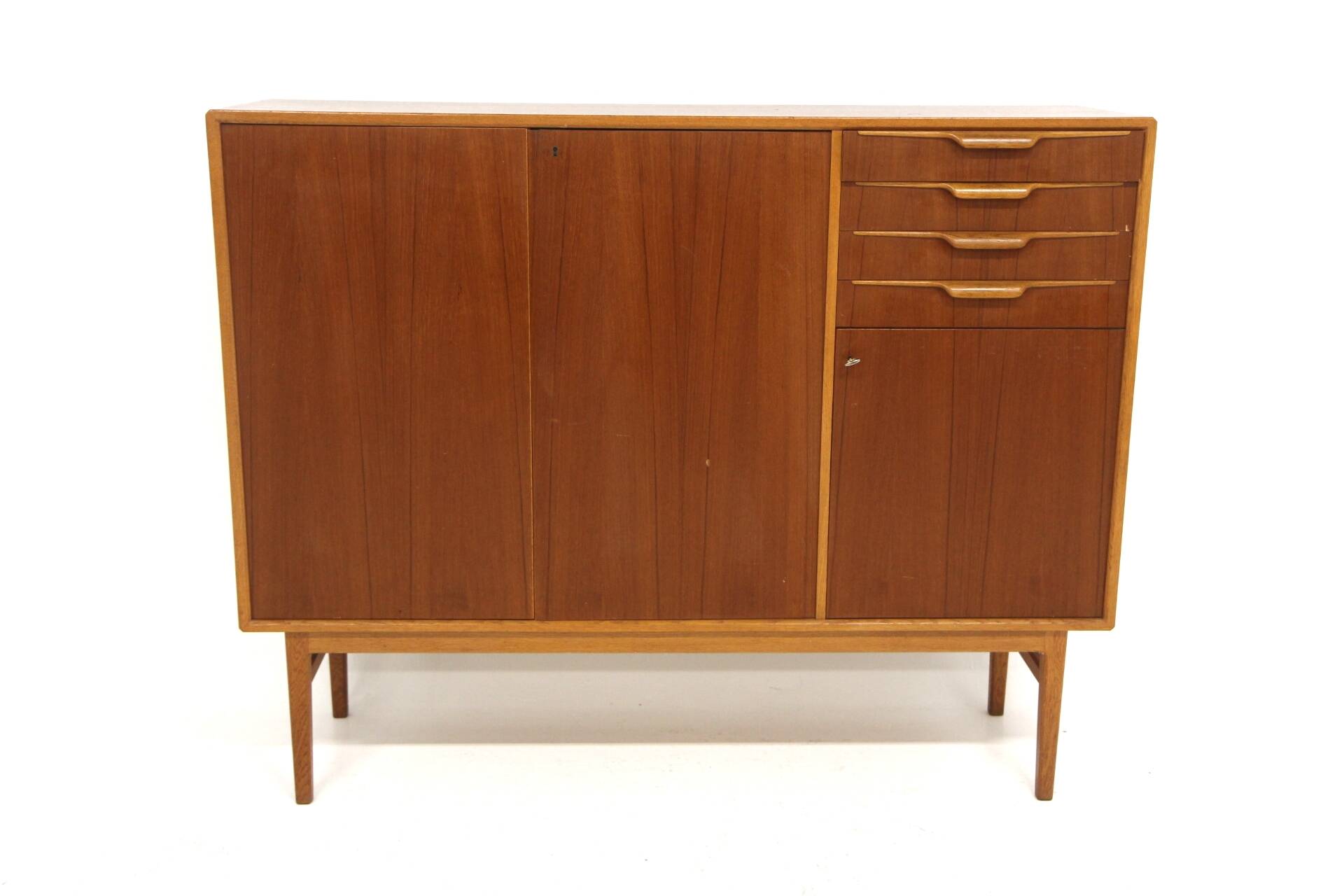 Scandinavian teak sideboard, Bertil Fridhagen, Bodafors, Sweden, 1960