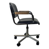 Black tubular office chair