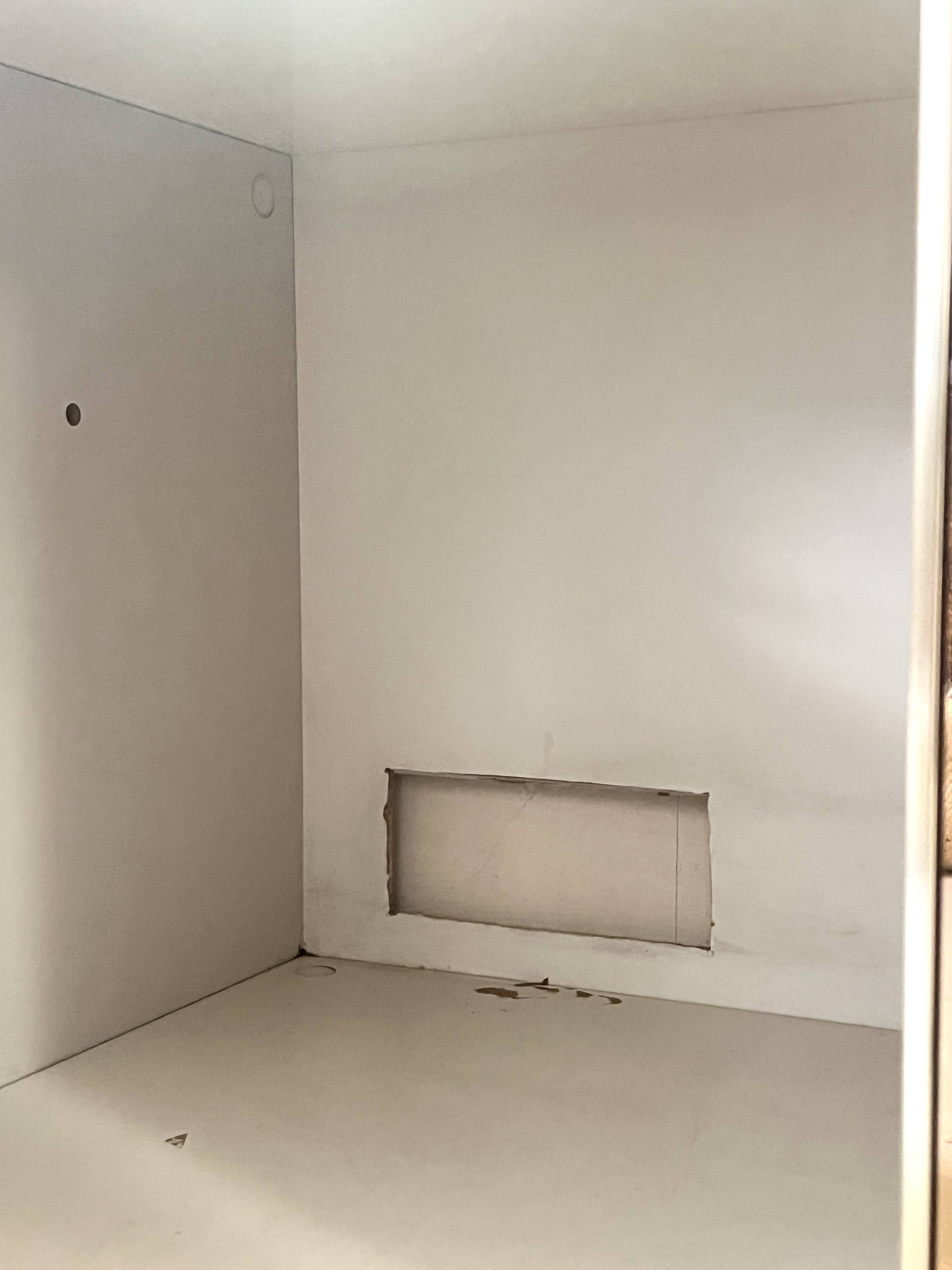 Low ivory lacquered enfilade, smoked mirror & brass JC Mahey, design 1970.