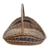 Wicker log basket