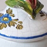 Small old earthenware spice pot