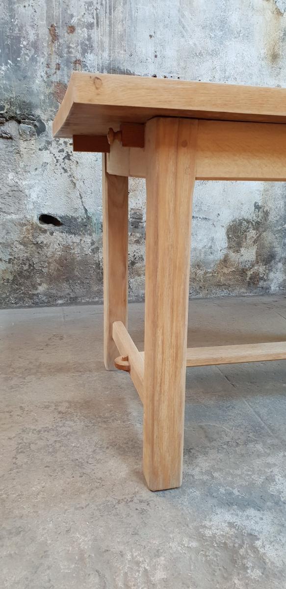 Farm table with extension cord