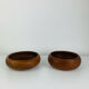 Pair of Scandinavian teak pocket trays, 1960s