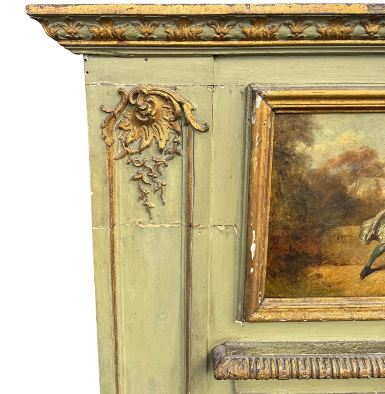 Louis XV trumeau mirror