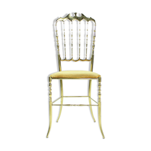 Chaise en laiton italien