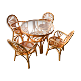 Rattan dining set