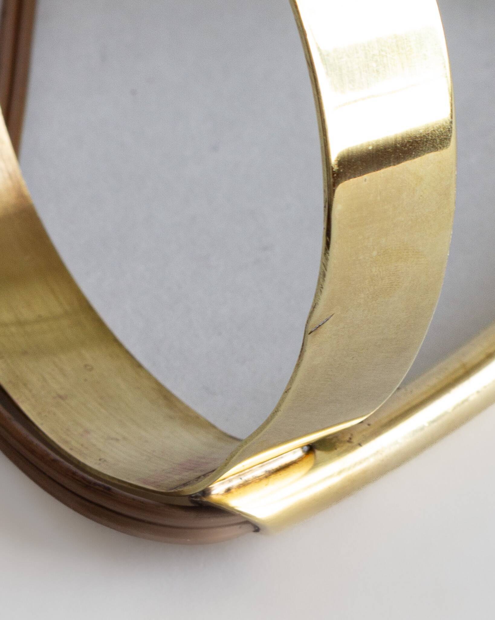 Small brass cocotte lamp – 1950s