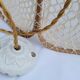 Rattan flower suspension and hook
