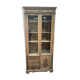 small oak display cabinet, 3 drawers