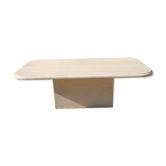 Table basse en travertin, Italie 1970