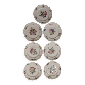 Faience Lunéville,  - assiettes