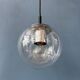 Small vintage bubble glass pendant Raak