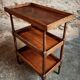 Vintage French shelf in cherry wood, 1920s.