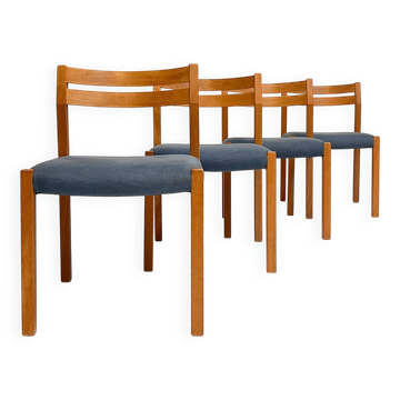 Ensemble de 4 chaises Niels Otto Moller modèle 84, années 1960