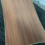 Vintage side table in Formica and teak 70s