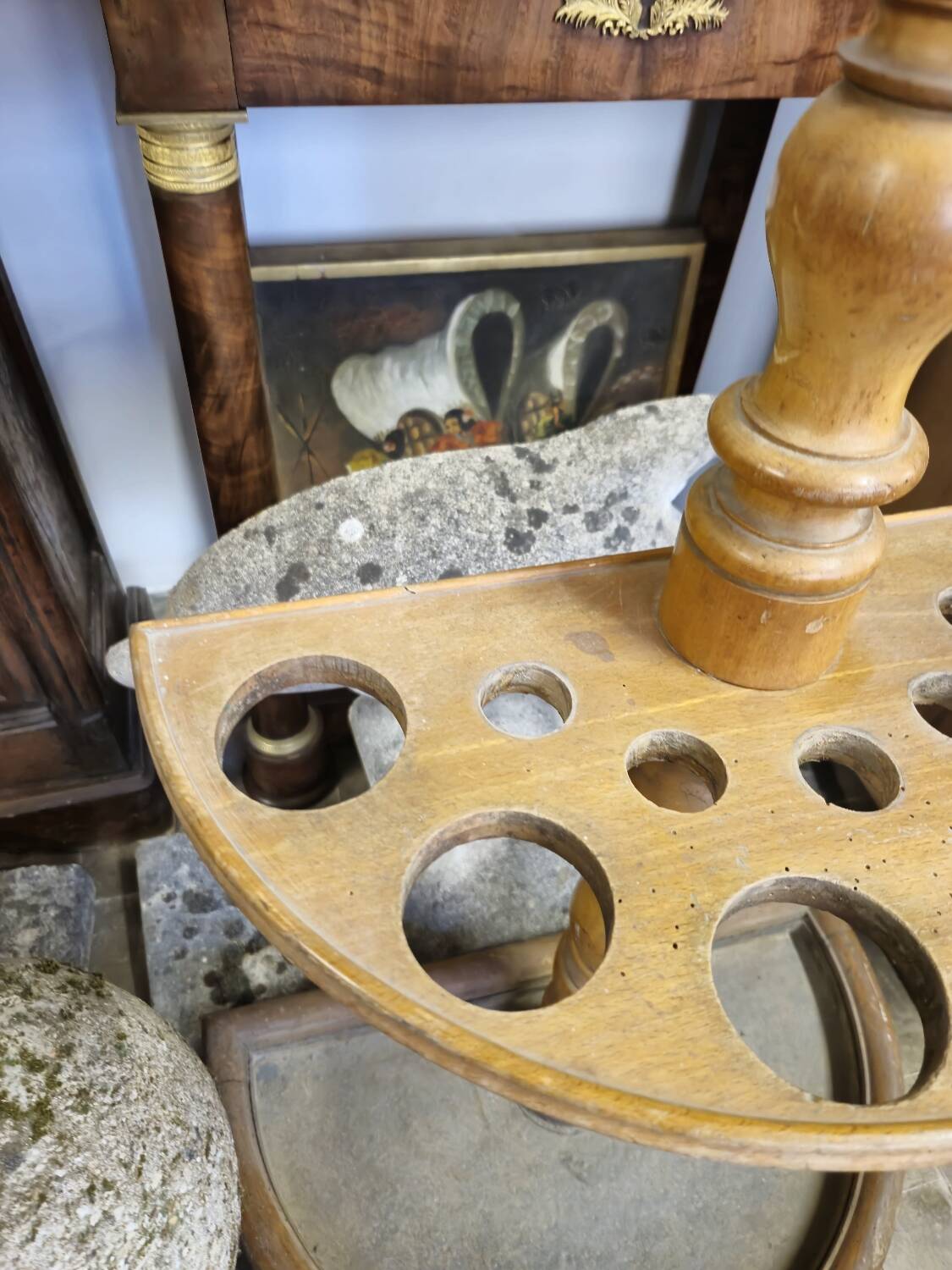 Antique 19th century parrot coat rack