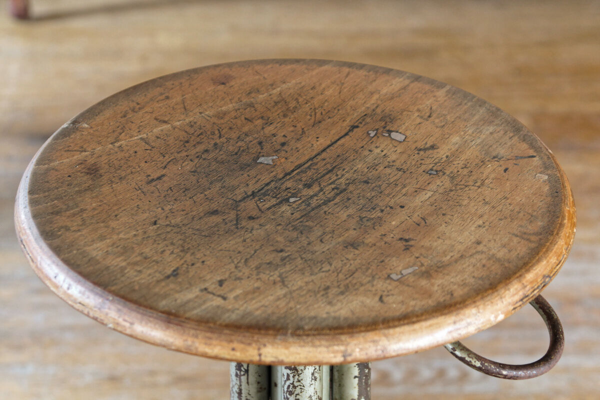 Adjustable industrial stool