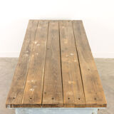 Antique industrial workbench