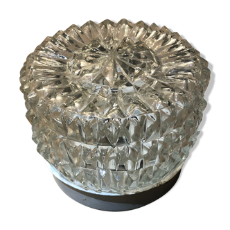Globe verre art déco