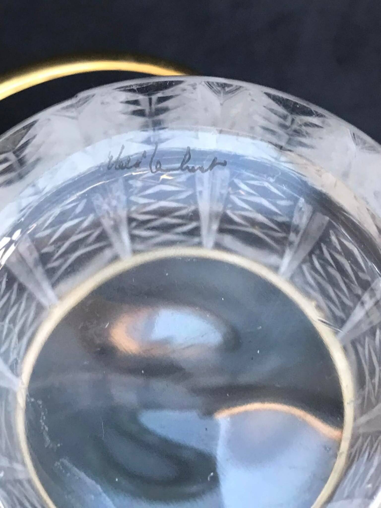 Val Saint Lambert ice bucket