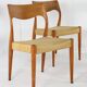 Set of 4 eetkamerstoelen Fristho team naar Niels O Moller model 71