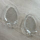 Assiettes vintage poisson verre arcoroc