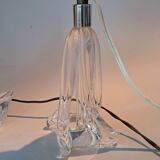 Pair of crystal lamps, France 1940/1950.
