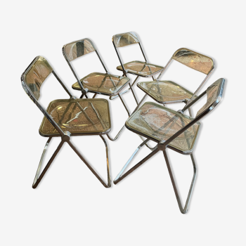 5 chaises de Giancarlo Piretti