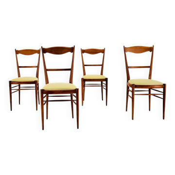Ensemble de 4 chaises de salle à manger des années 1970 par Drevotvar, Tchécoslovaquie
