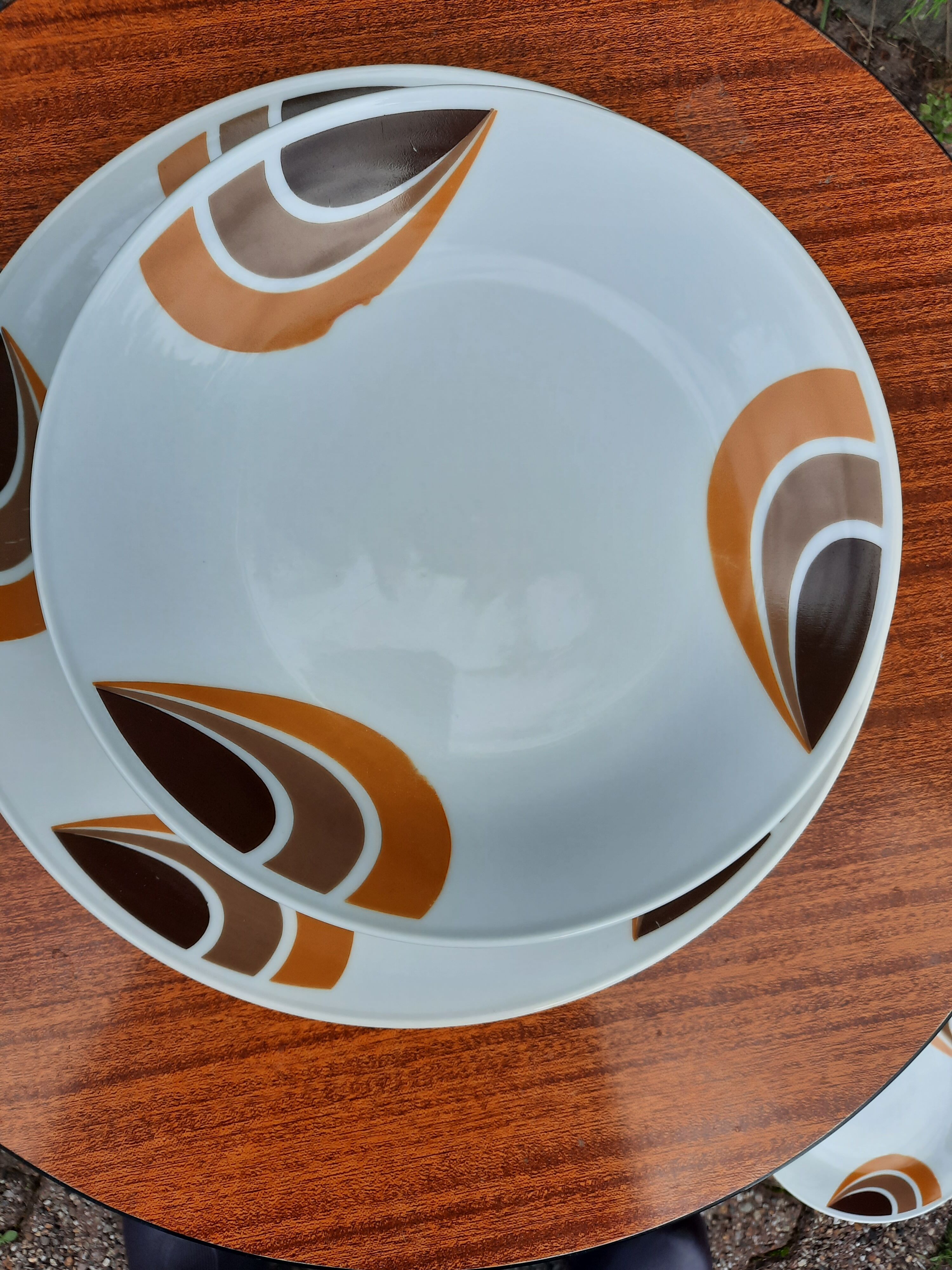 Service à dessert vintage porcelaine allemande