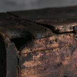 Banc Coffre Primitif Wabi Sabi, France, 19ème Siècle