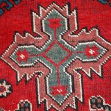 Tapis ancien turc anatolian fait main 74cm x 131cm 1920, 1c513