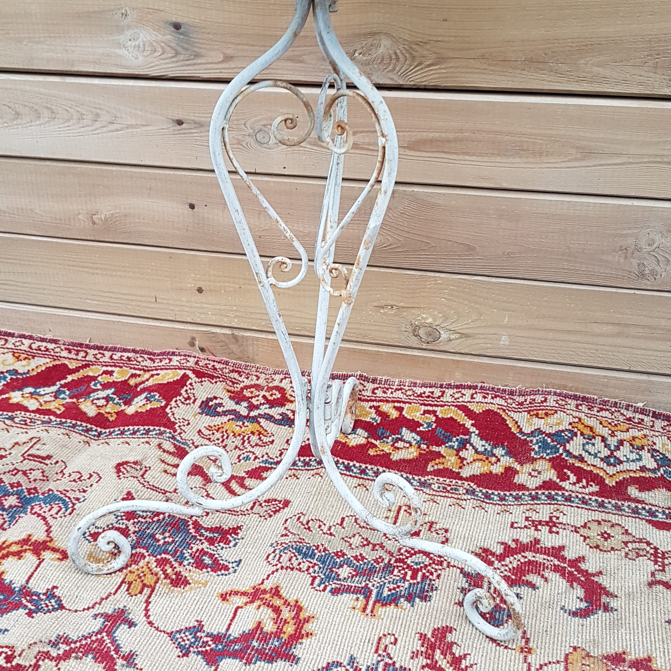 Former wrought iron outdoor harness
