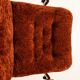 Swedish swivel armchair in velvet, 1970s