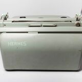 Typewriter Hermès Ambassador green 1962