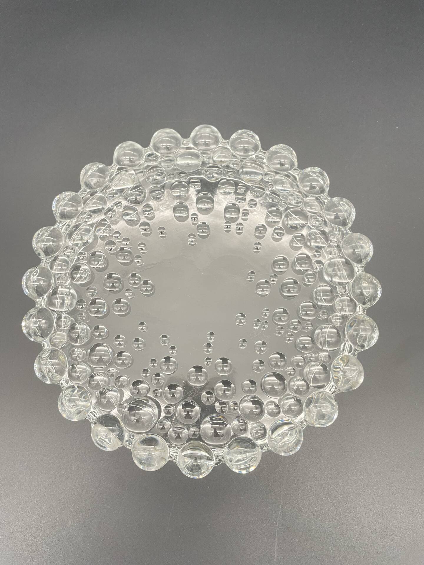 Large Walther Glas Bolero Bubbles bowl, 1970s