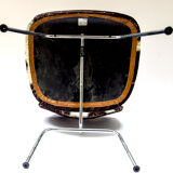 Lounge chair by Charles and Ray Eames "LCM" calfs skin