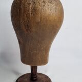 Former wooden milliner's head, 1900