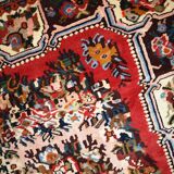 Tapis vintage fait main Bakhtiari persan 114cm x 152cm (1970s)
